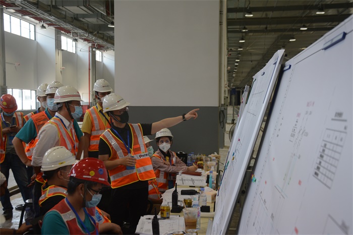 图3.轨道办吴主任到临时OCC检查指导工作（刘勇摄）.JPG